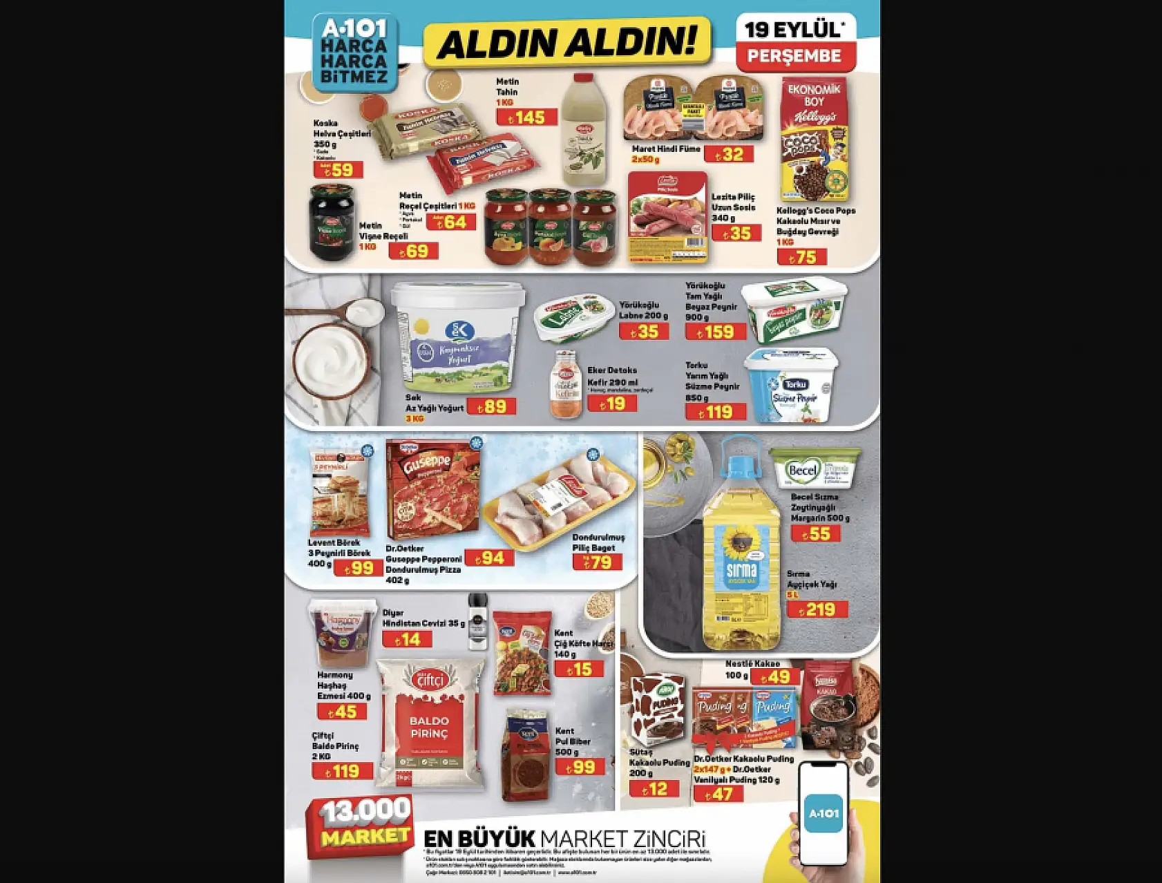 A101 19 Eylül 2024 aktüel ürünler kataloğu