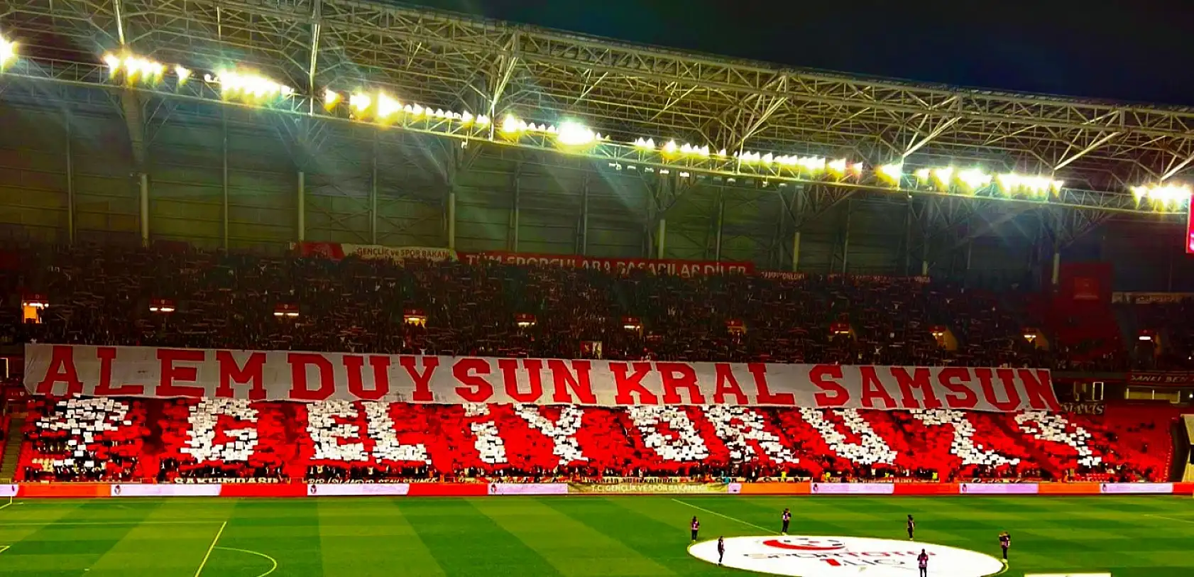 Samsunspor taraftarından Fenerbahçe maçına özel hazırlık