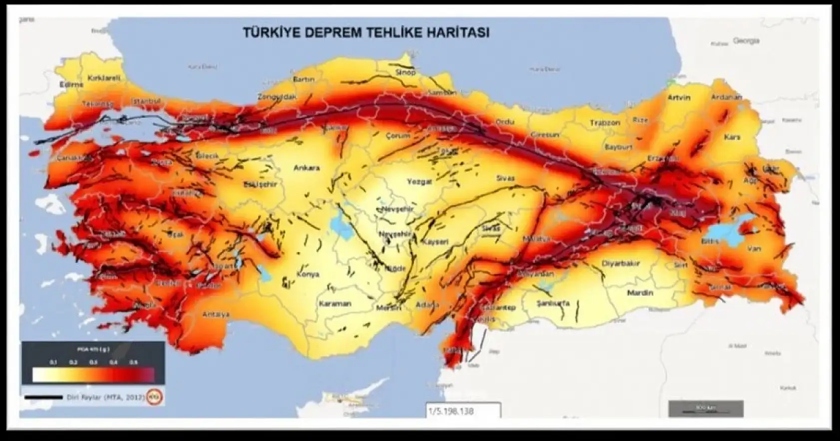 Deprem risk haritası güncellendi! İşte Adıyaman'ın durumu