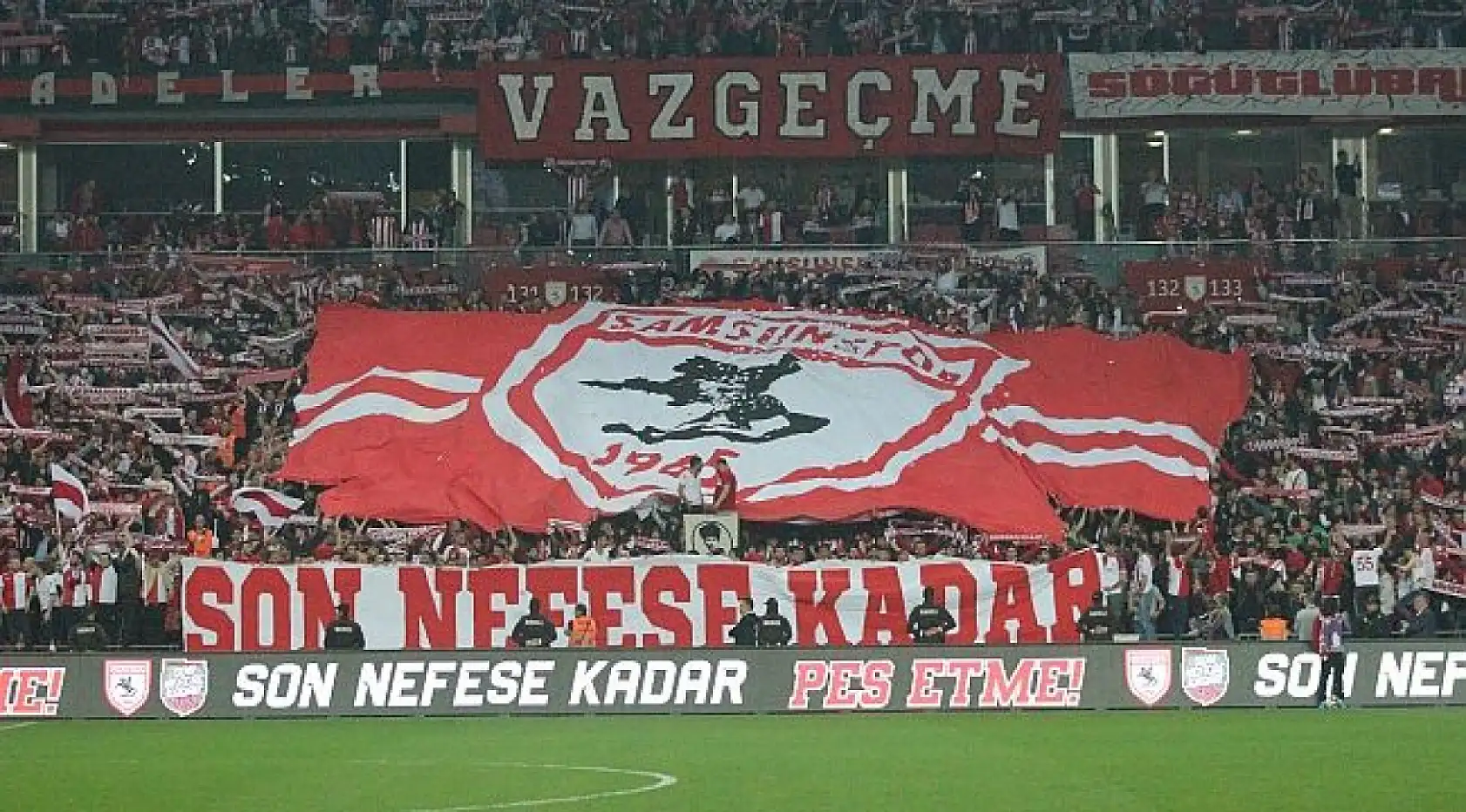 Samsunspor taraftarından Fenerbahçe maçına özel hazırlık