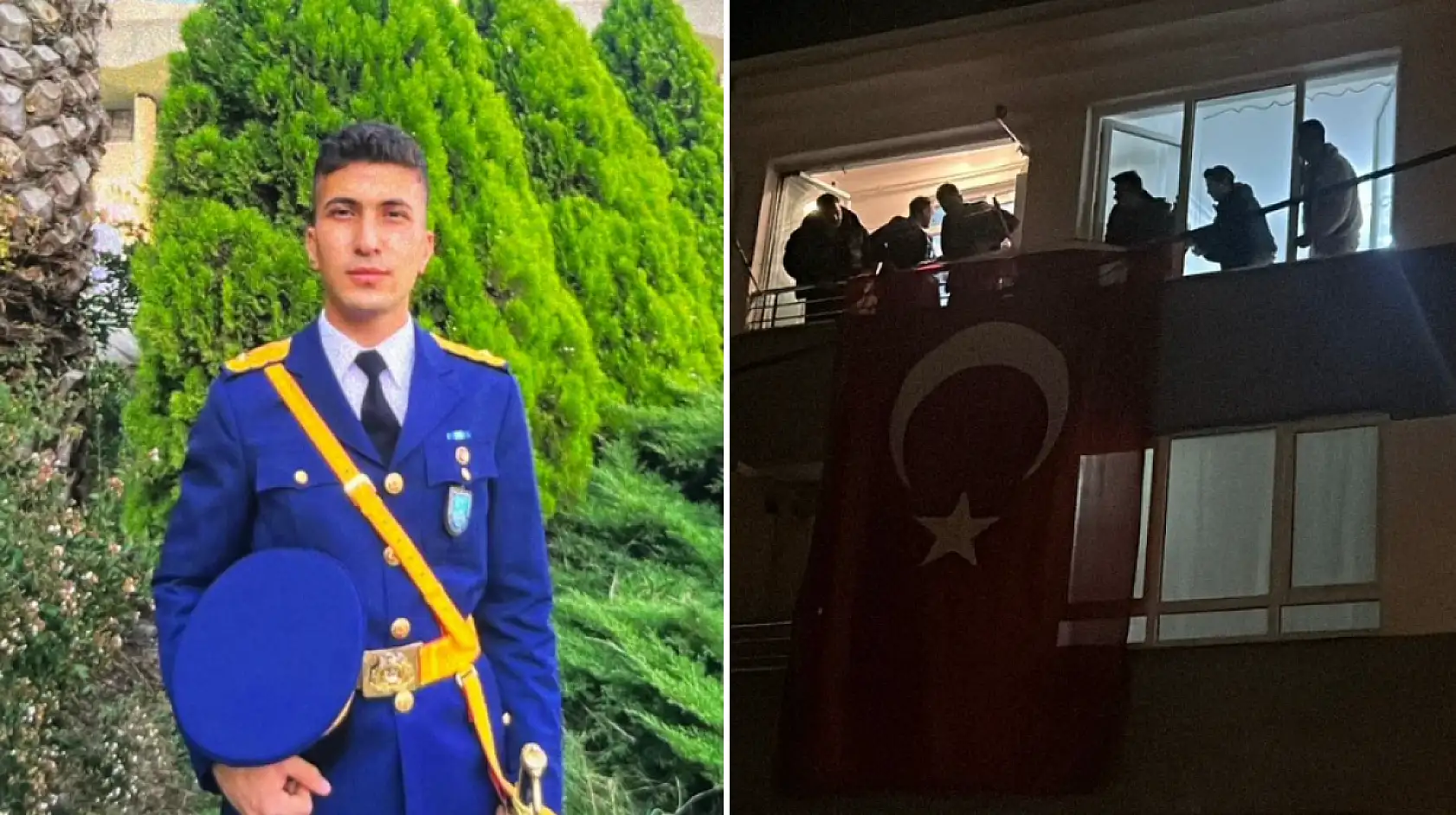 Gürcistan'da düşen uçakta şehit olan askerlerimizin baba ocaklarına bayraklar asıldı