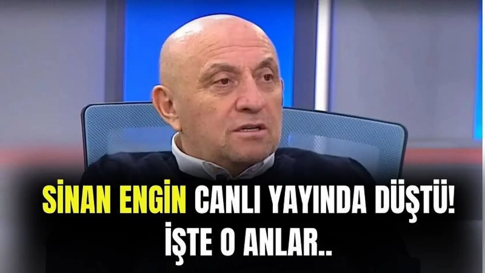 Sinan Engin canlı yayında düştü!
