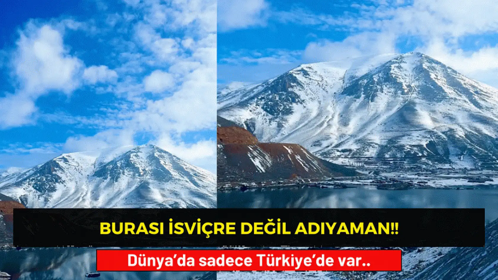 İsviçre olsa beğenirdiniz ama burası Adıyaman! Yüz yılı aşkın saklı cennet keşfedildi sadece Adıyaman'da var