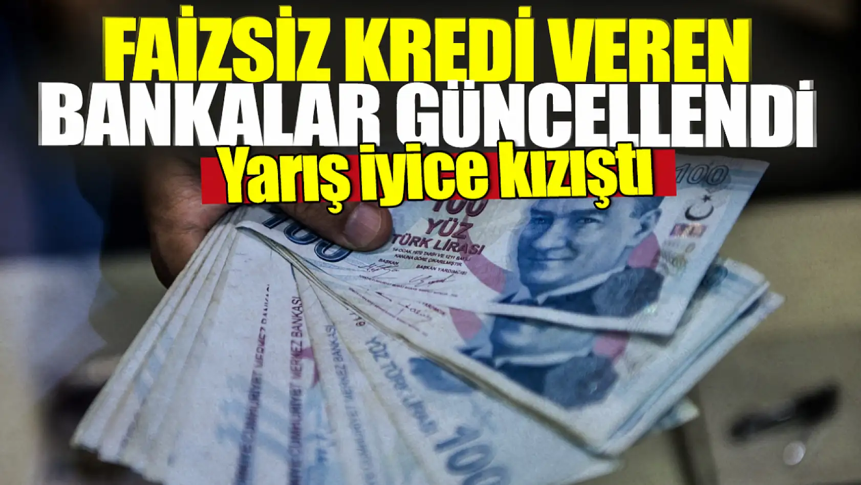 9 banka faizsiz kredi verecek!