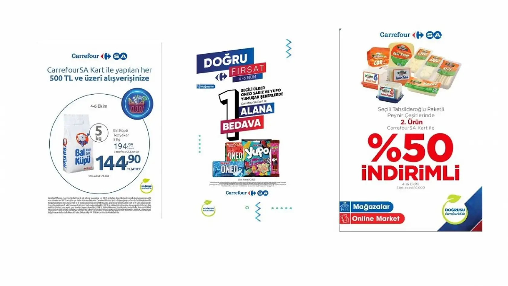 CarrefourSA Ekim ayı indirim fırsatları başladı