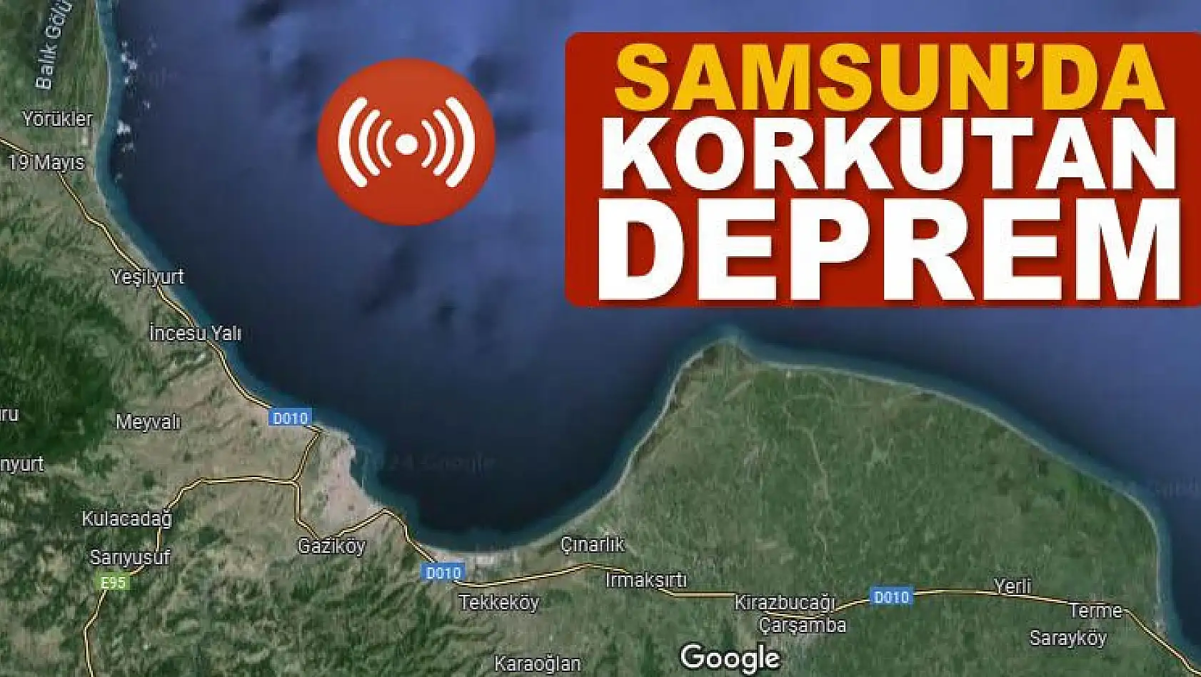 Son dakika: Samsun'da deprem mi oldu? 16 Temmuz 2024 Samsun deprem mi oldu?