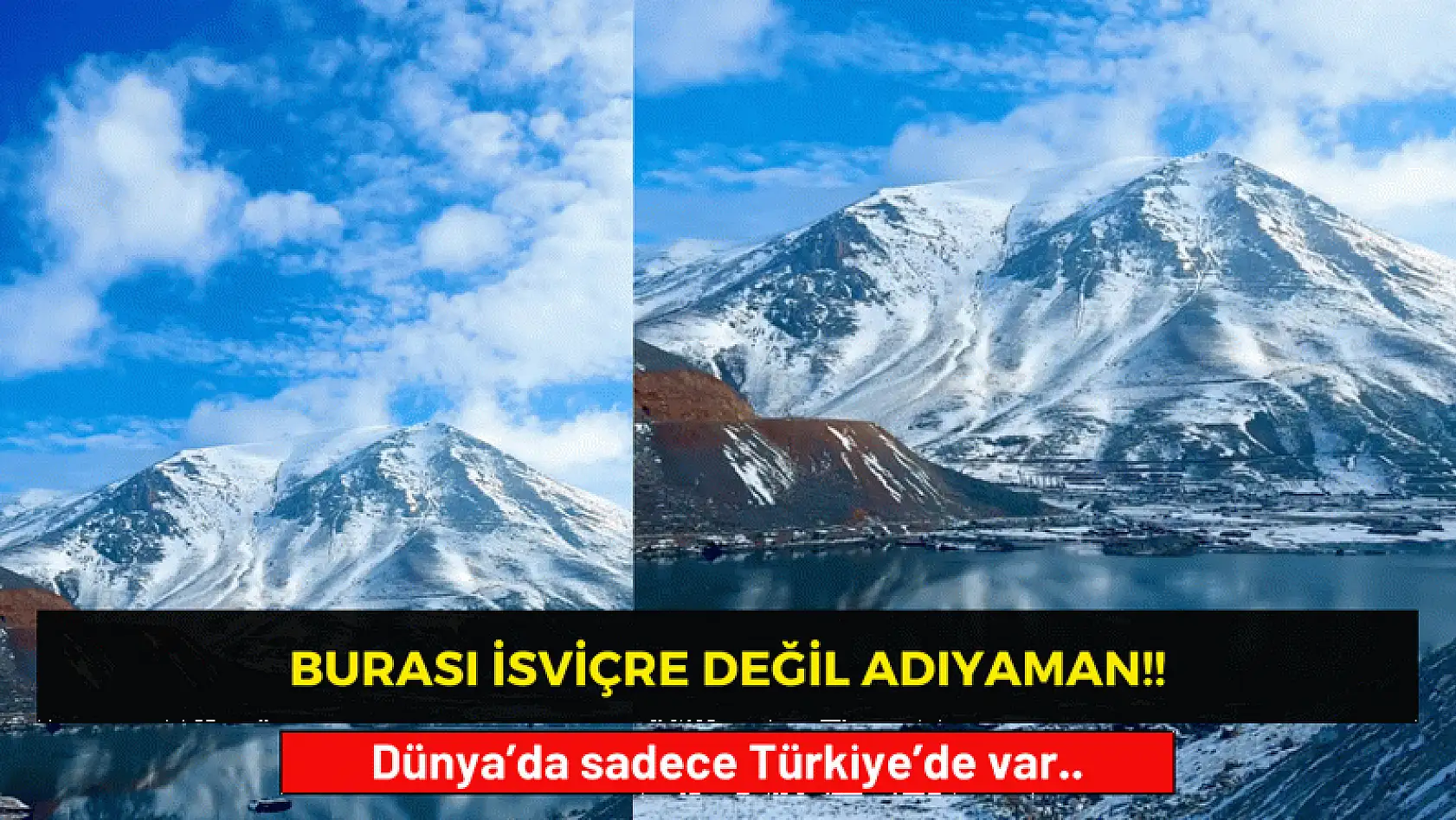 İsviçre olsa beğenirdiniz ama burası Adıyaman! Yüz yılı aşkın saklı cennet keşfedildi sadece Adıyaman'da var