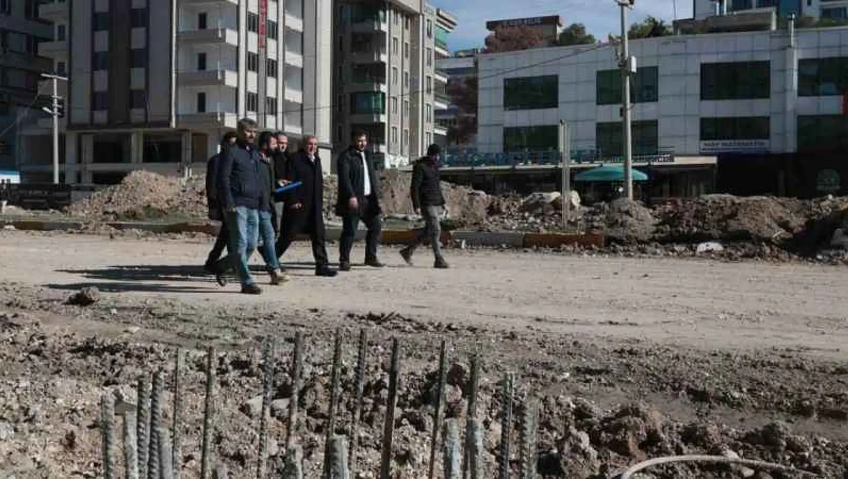 Balıkayağı Köprülü Kavşakta çalışmalar sürüyor