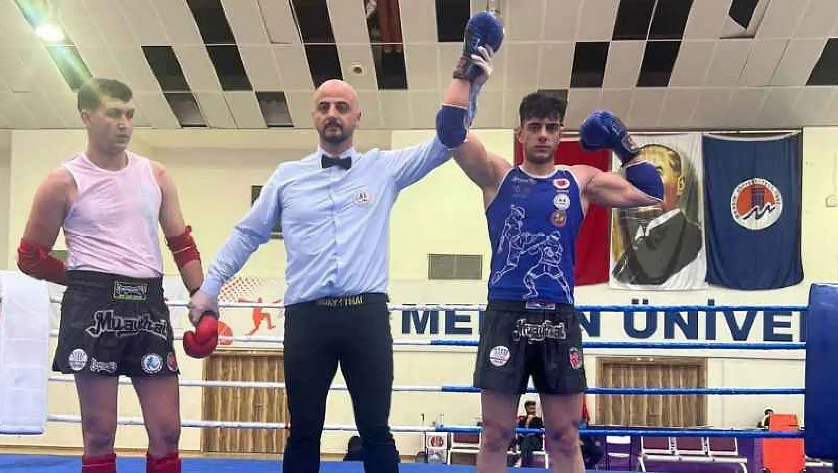 GAÜN öğrencisi Ünilig Muaythai Türkiye birincisi oldu