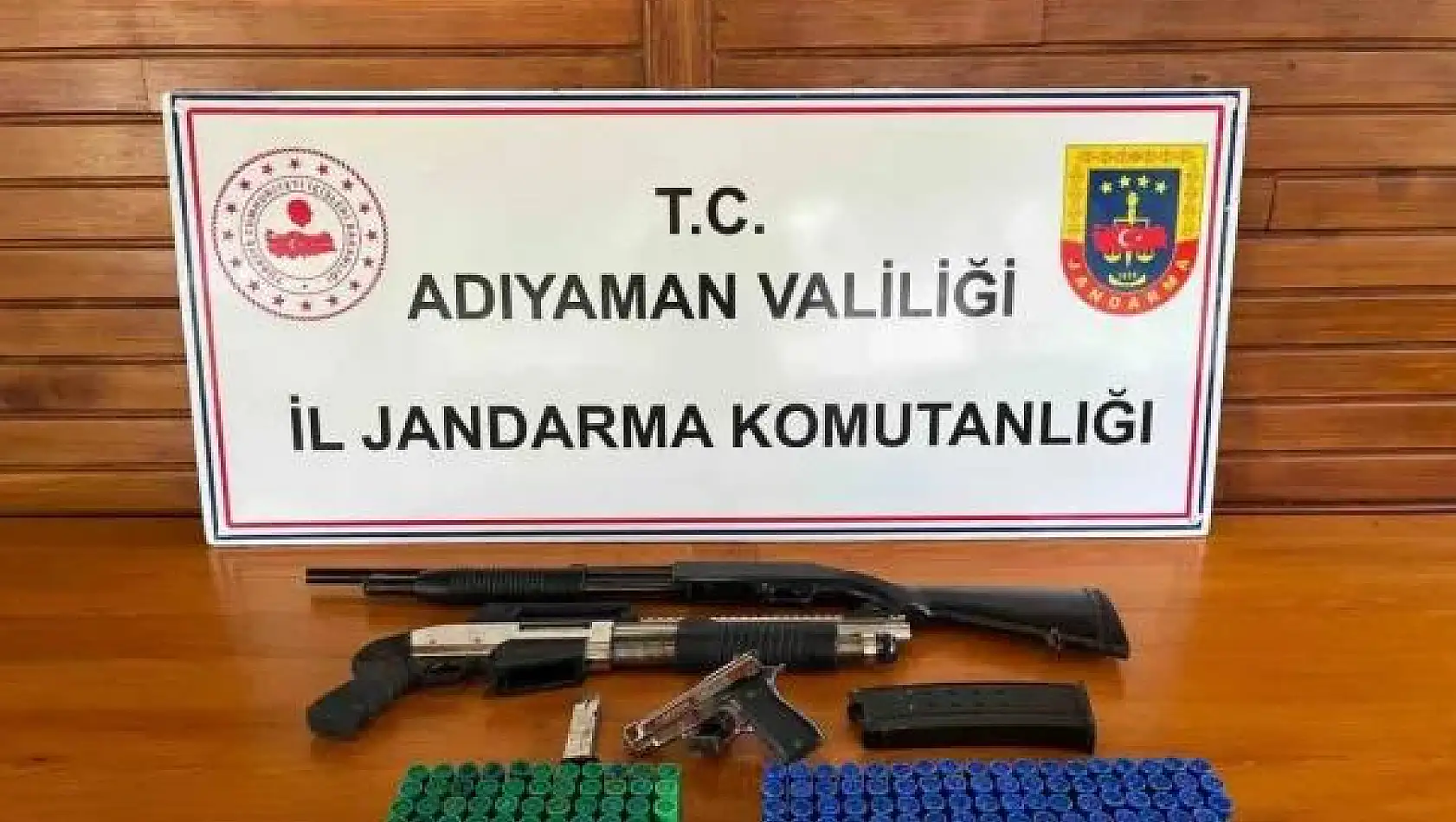 Adıyaman'da jandarma silah ele geçirdi