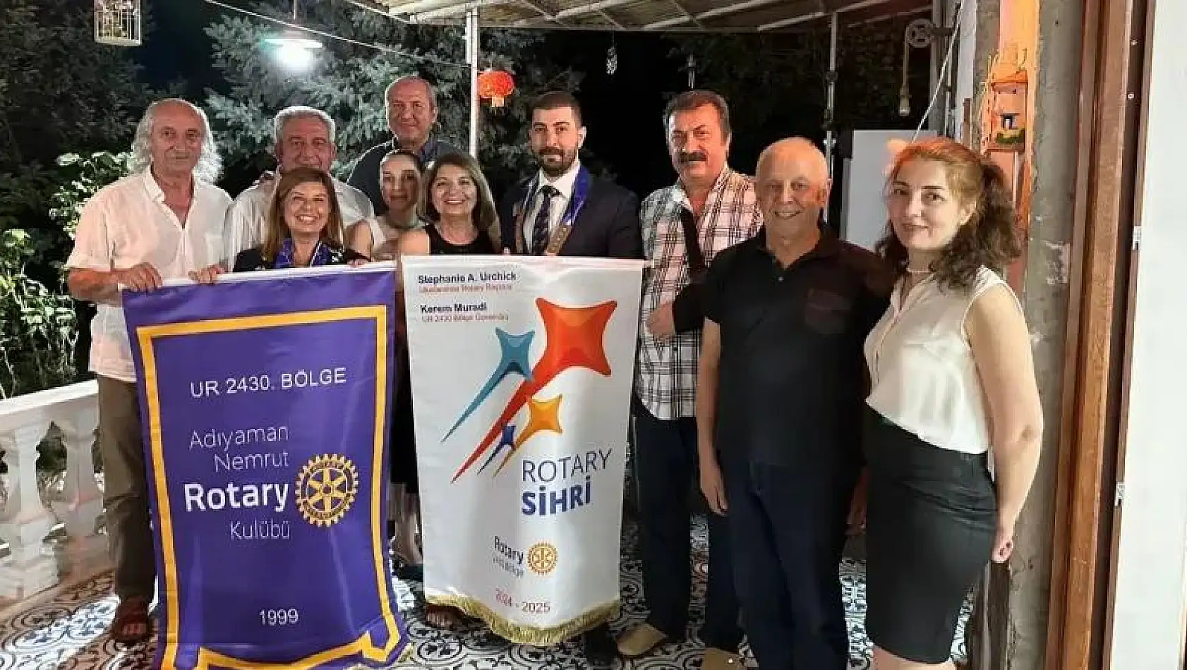 Adıyaman Nemrut Rotary kulübünde devir teslim töreni yapıldı