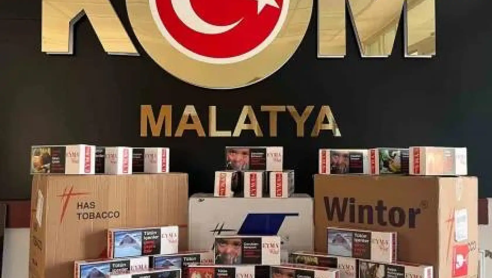 Malatya'da 74 bin 400 adet kaçak makaron yakalandı
