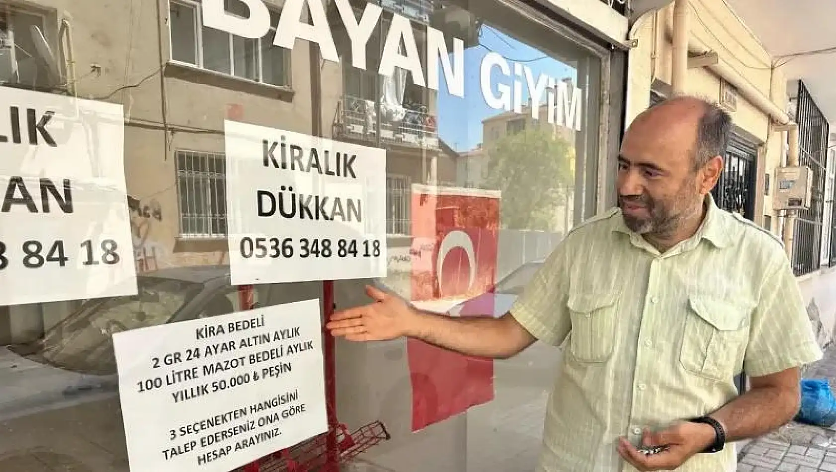 Böyle 'kiralık' ilanı görülmedi: Kirayı 400 ekmekten 100 litre mazota çekti