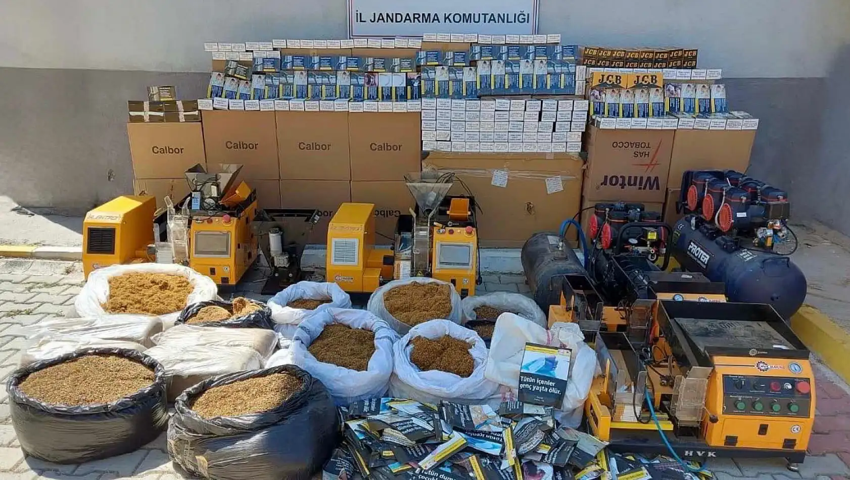 Alanya İlçesinde kaçak tütün operasyonu