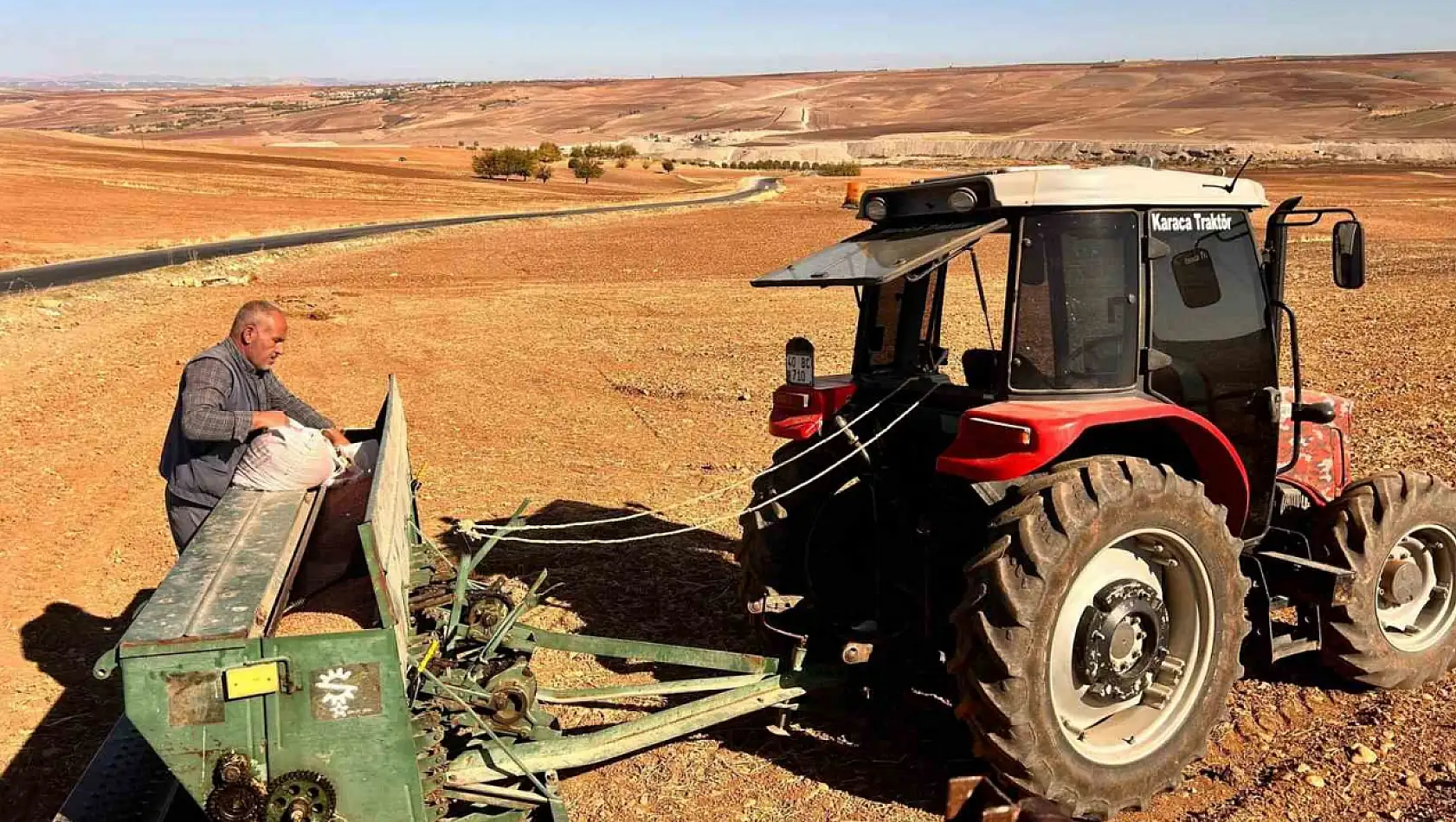 Adıyaman Besni Ovasında buğday ekimi başladı