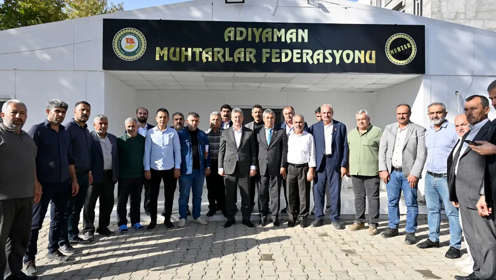 Emniyet Müdürü Nazman'dan Muhtarlar Federasyonuna ziyaret
