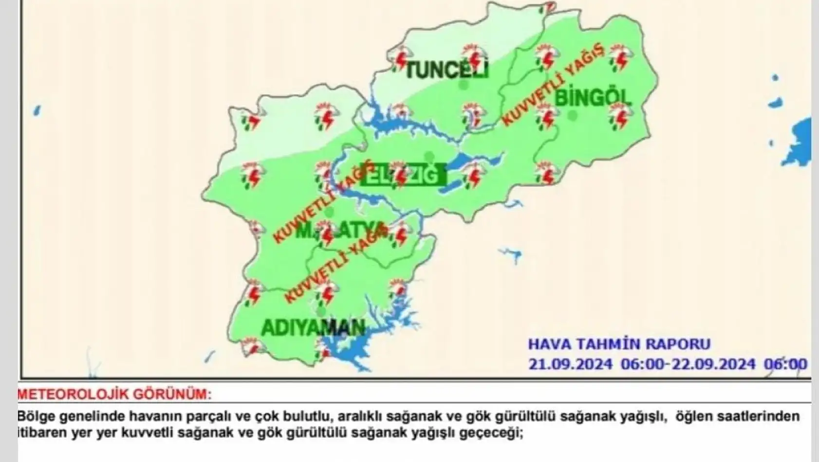 Meteorolojiden kuvvetli yağış uyarısı 