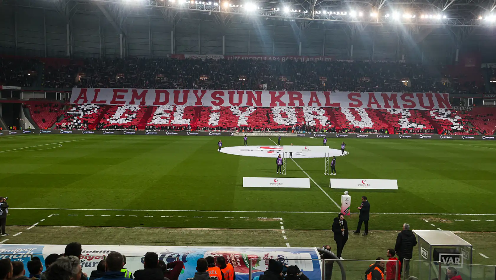 Samsunspor taraftarından Fenerbahçe maçına özel hazırlık