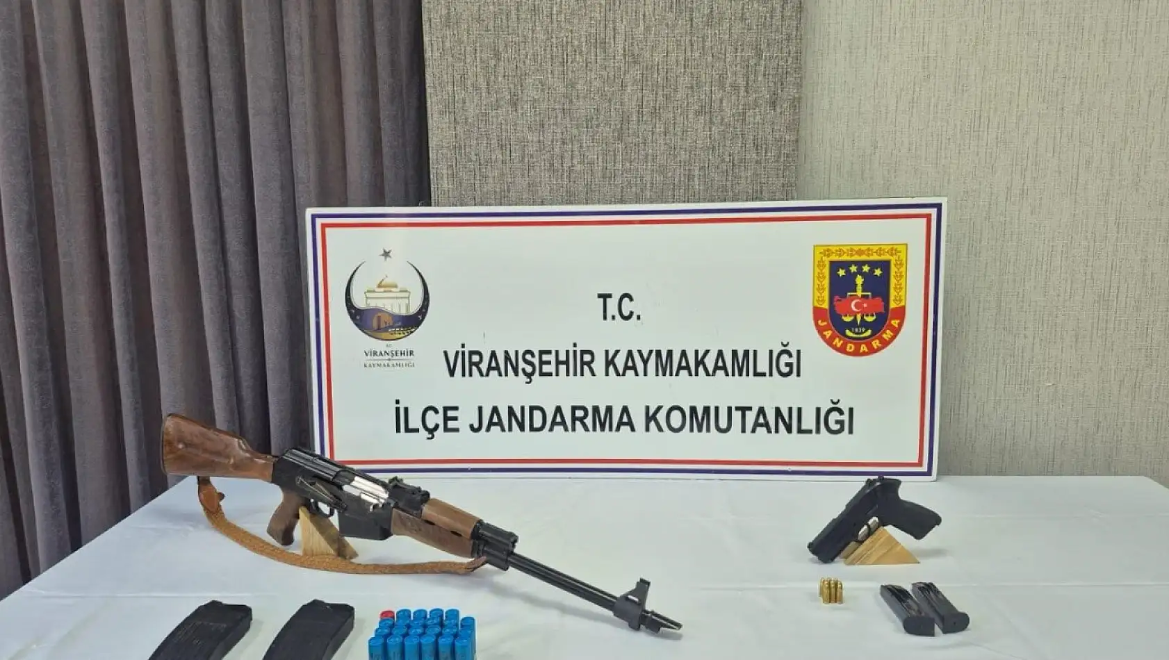 Şanlıurfa'da ruhsatsız silah operasyonu: 1 gözaltı