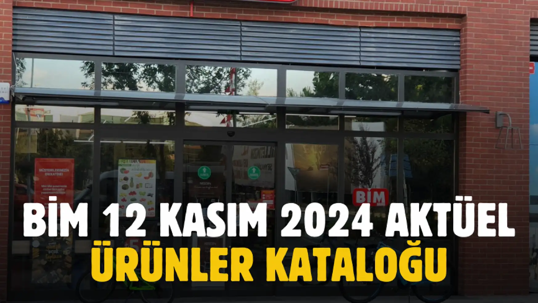 Bim 12 Kasım 2024 Aktüel Kataloğu