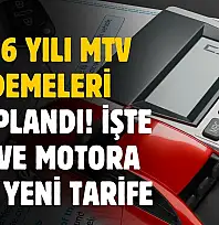 2026 MTV ödemeleri açıklandı! Yaş ve motoruna göre yeni ödeme tarifesi
