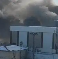 Besni Belediyesinde korkutan yangın