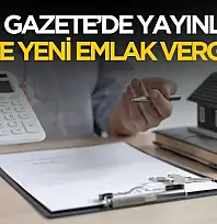 Emlak vergisinde 2026 yılı yeni tarife açıklandı