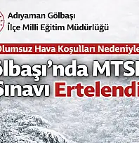 Gölbaşı'nda MTSK Uygulama Sınavı Ertelendi