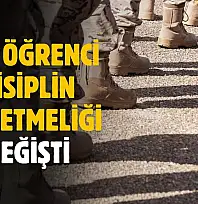 TSK öğrenci disiplin yönetmeliği değişti