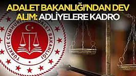 Adalet Bakanlığı'ndan 2025'te dev personel alımı! 148 adliyeye binlerce kadro