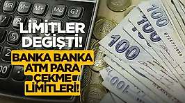 Banka banka ATM para çekme limitleri 2026