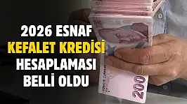Esnaf kefalet kredisi faiz oranı 2026! Esnaf kefalet kredisi hesaplaması ortaya çıktı