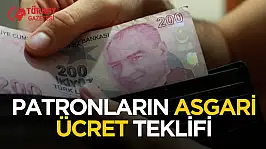 Patronların 2025 yılı asgari ücret talebi belli oldu