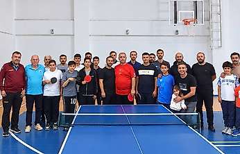 29 Ekim Cumhuriyet Bayramı Masa tenisi turnuvası başladı