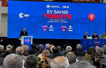 500 Bin Sosyal Konut Projesi ilk kurası Adıyaman'da çekildi