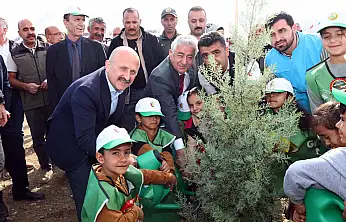 Adıyaman'da 10 bin 500 fidan toprakla buluştu
