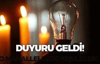 Adıyaman'da bu mahallelerin elektrikleri kesilecek! Bugün bu saatler arasında olmayacak