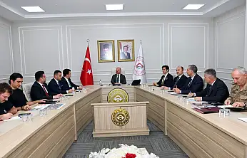 Adıyaman'da güvenlik toplantısı yapıldı