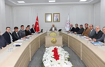 Adıyaman'da İl Özel idaresinin yatırım ve projeleri görüşüldü