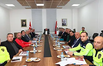 Adıyaman'da kış mevsimi trafik tedbirleri toplantısı gerçekleştirildi