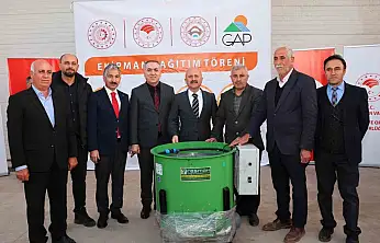 Adıyaman'da üreticiye güç veren tarım ekipmanı desteği