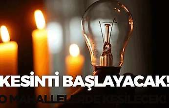 Adıyaman'da yarın elektrikler olmayacak! Bu mahallelerde yaşayanların dikkatine