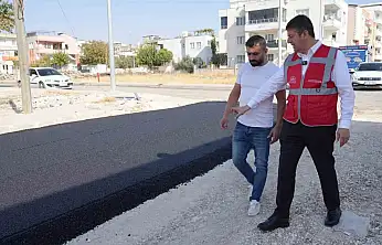 Adıyaman'da, yollar asfaltlanmaya devam ediliyor
