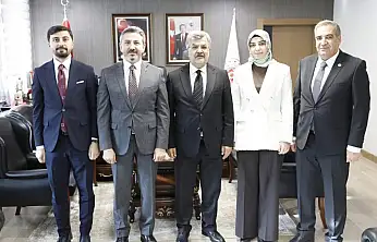 Adıyaman heyetinden Bakan yardımcısı Aydın'a ziyaret