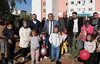 Adıyaman Özel Eğitim Uygulama okulunda fidan dikim etkinliği