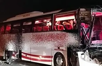 Adıyaman Yolcu Otobüsü Alanya'da kaza yaptı: 5 yaralı