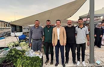 AK Parti Adıyaman Merkez İlçe Teşkilatından İndere TOKİ Semt Pazarına ziyaret