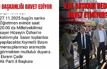 AK Parti Gölbaşı İlçe Başkanı siyasileri basından neden uzak tutuyor