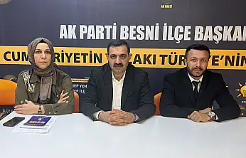 AK Pati Besni ilçe teşkilatı haftalık toplantısı yapıldı