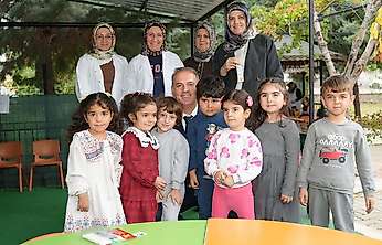 Altınşehir Anaokulunda Orman Keşif Merkezi ve Açık Hava Kütüphanesi Açıldı